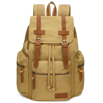 High End Retro Canvas Backpack